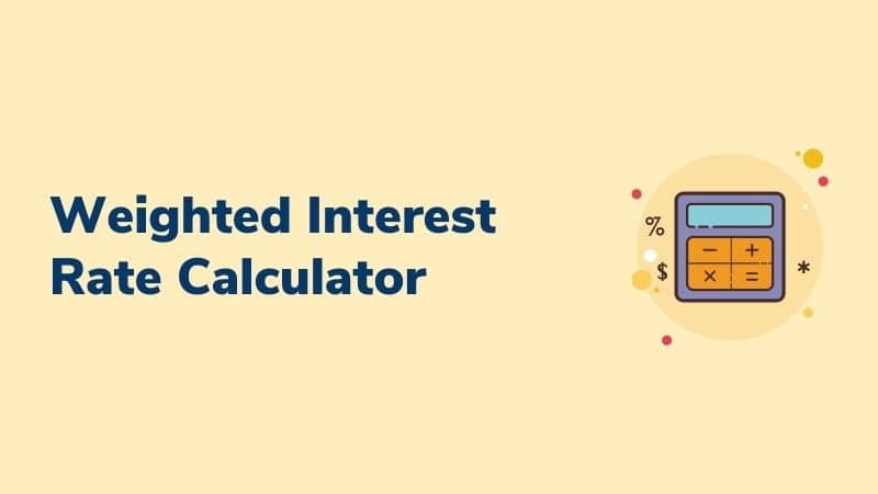 Weighted Average Interest Rate Calculator Mentor